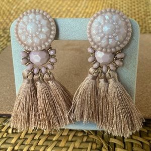 Tassel earrings with posts